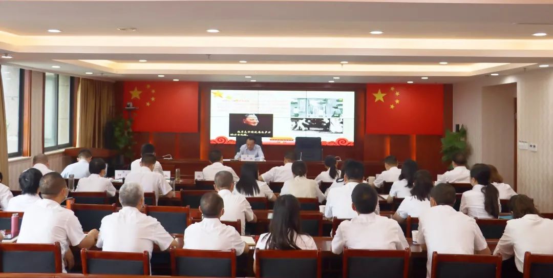 华体huati(中国)党委副书记、总经理甘洪赴盛通（一分）公司宣讲习近平总书记“七一”重要讲话精神暨党史学习教育专题党课